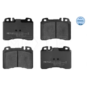 Jeu de 4 plaquettes de frein avant MEYLE OEM 0024201920
