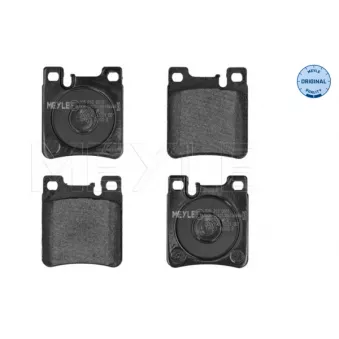Jeu de 4 plaquettes de frein arrière MEYLE OEM 0024200420