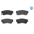 MEYLE 025 213 3314/W - Jeu de 4 plaquettes de frein avant