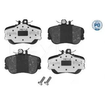 Jeu de 4 plaquettes de frein avant MEYLE OEM A0054204620