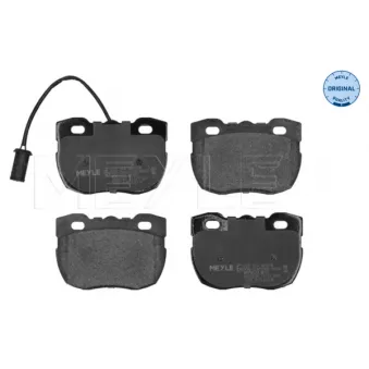 Jeu de 4 plaquettes de frein avant MEYLE OEM SFP500160