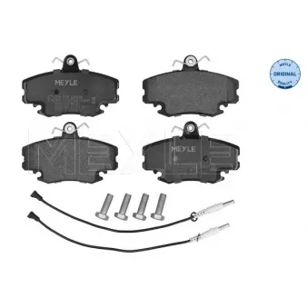 Jeu de 4 plaquettes de frein avant MEYLE OEM 6025070807