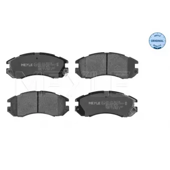 Jeu de 4 plaquettes de frein avant MEYLE OEM 26296AA030