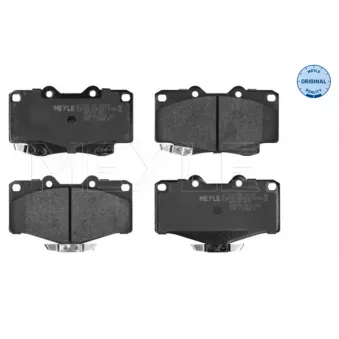 Jeu de 4 plaquettes de frein avant MEYLE OEM 0446535190