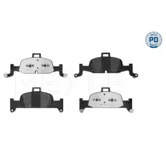 Jeu de 4 plaquettes de frein avant MEYLE OEM 8W0698151BC