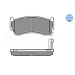 MEYLE 025 230 0415/W - Jeu de 4 plaquettes de frein avant