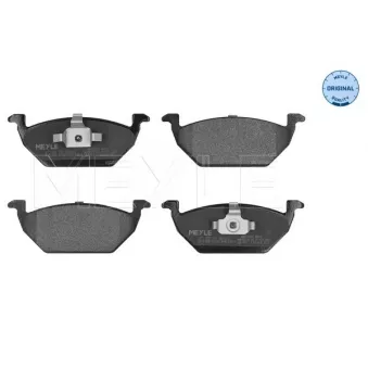 Jeu de 4 plaquettes de frein avant MEYLE 025 231 3019/A