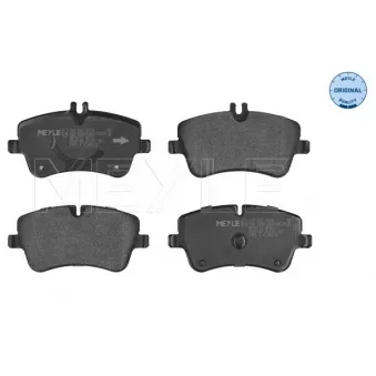 Jeu de 4 plaquettes de frein avant MEYLE OEM A0034209520