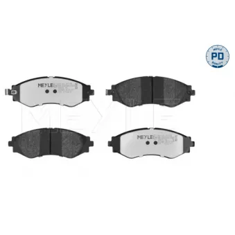 Jeu de 4 plaquettes de frein avant MEYLE OEM S4510011