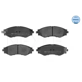 Jeu de 4 plaquettes de frein avant MEYLE OEM S4510011
