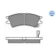 MEYLE 025 232 3816/W - Jeu de 4 plaquettes de frein avant