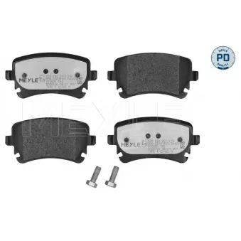 Jeu de 4 plaquettes de frein arrière MEYLE OEM 4B3698451