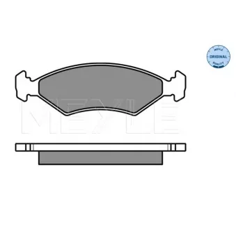 Jeu de 4 plaquettes de frein avant MEYLE OEM 0K2A23323ZB