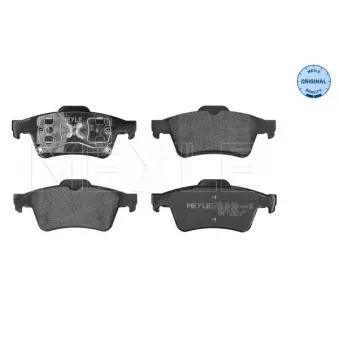 Jeu de 4 plaquettes de frein arrière MEYLE OEM 440602154R