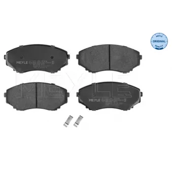 MEYLE 025 235 1516/W - Jeu de 4 plaquettes de frein avant
