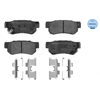 Jeu de 4 plaquettes de frein arrière MEYLE OEM 583023KA51