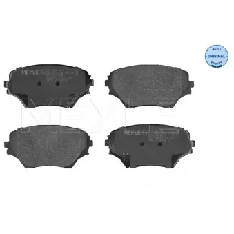 Jeu de 4 plaquettes de frein avant MEYLE OEM 04465YZZCS