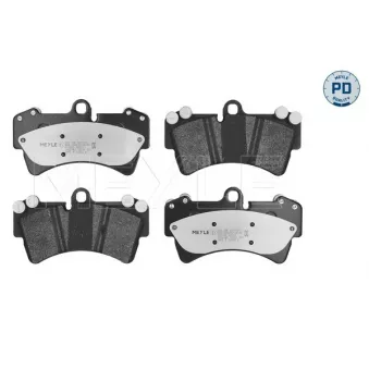 Jeu de 4 plaquettes de frein avant MEYLE OEM 95535193910