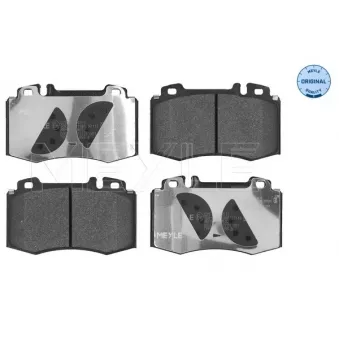 Jeu de 4 plaquettes de frein avant MEYLE OEM 0064201220