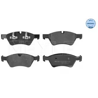 Jeu de 4 plaquettes de frein avant MEYLE OEM A1644201820