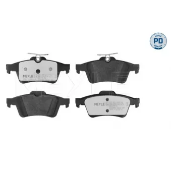 Jeu de 4 plaquettes de frein arrière MEYLE OEM C2Y32648Z
