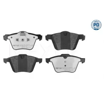 Jeu de 4 plaquettes de frein avant MEYLE OEM 31323601
