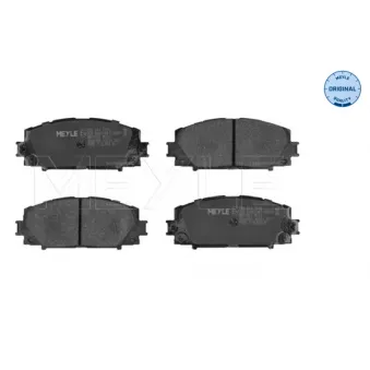 Jeu de 4 plaquettes de frein avant MEYLE OEM 044650W141