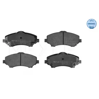 Jeu de 4 plaquettes de frein avant MEYLE OEM 68044866AC