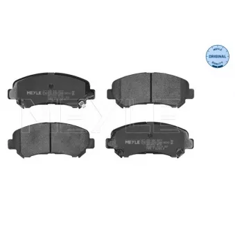 Jeu de 4 plaquettes de frein avant MEYLE OEM D10609N50A