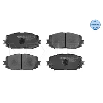 Jeu de 4 plaquettes de frein avant MEYLE OEM 0446552270