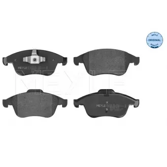 Jeu de 4 plaquettes de frein avant MEYLE OEM 410605055R