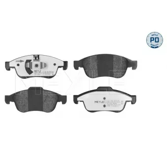 Jeu de 4 plaquettes de frein avant MEYLE OEM 440603905R