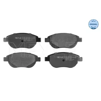 Jeu de 4 plaquettes de frein avant MEYLE OEM 425427