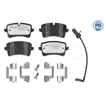 Jeu de 4 plaquettes de frein arrière MEYLE OEM 4G0698451C