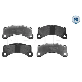 Jeu de 4 plaquettes de frein avant MEYLE OEM 95B698151E