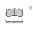 MEYLE 025 290 4827 - Jeu de 4 plaquettes de frein avant