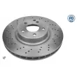 MEYLE 083 521 0040/PD - Jeu de 2 disques de frein avant