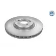 Jeu de 2 disques de frein avant MEYLE [083 521 2056/PD]