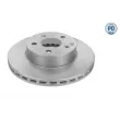 MEYLE 083 521 2098/PD - Jeu de 2 disques de frein avant