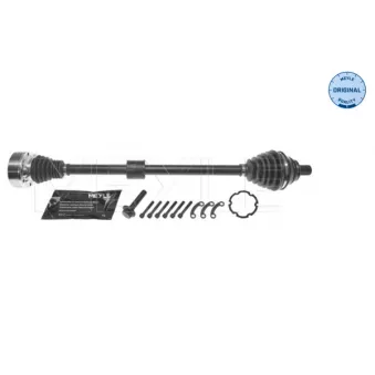 Arbre de transmission avant droit MEYLE 100 498 0828