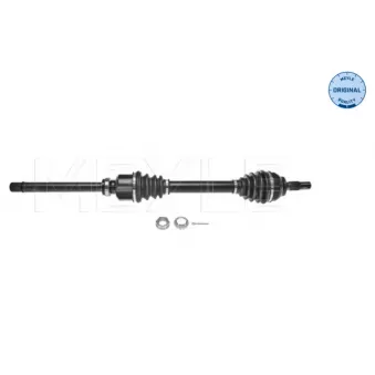 Arbre de transmission avant droit MEYLE 11-14 498 0070 pour PEUGEOT 2008 1.2 THP 110 - 110cv
