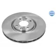 Jeu de 2 disques de frein avant MEYLE [11-15 521 0034]