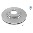 Jeu de 2 disques de frein avant MEYLE [11-15 521 0038/PD]