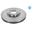 MEYLE 11-15 521 0039 - Jeu de 2 disques de frein avant