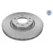 Jeu de 2 disques de frein avant MEYLE [11-15 521 0044/PD]