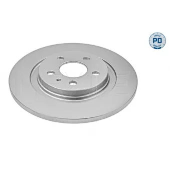 Jeu de 2 disques de frein arrière MEYLE OEM 4246P4