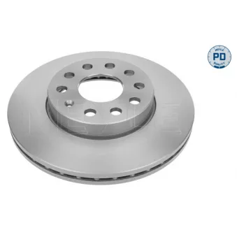 MEYLE 115 521 0028/PD - Jeu de 2 disques de frein avant