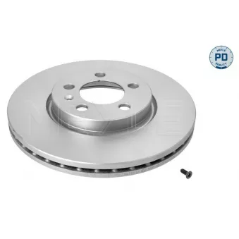 Jeu de 2 disques de frein avant MEYLE 115 521 0070/PD