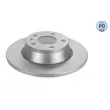 MEYLE 115 523 0010/PD - Jeu de 2 disques de frein arrière