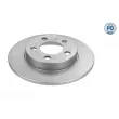 MEYLE 115 523 0021/PD - Jeu de 2 disques de frein arrière